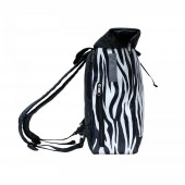 Kombi Fahrradtasche/Rucksack Zebra