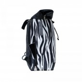 Kombi Fahrradtasche/Rucksack Zebra