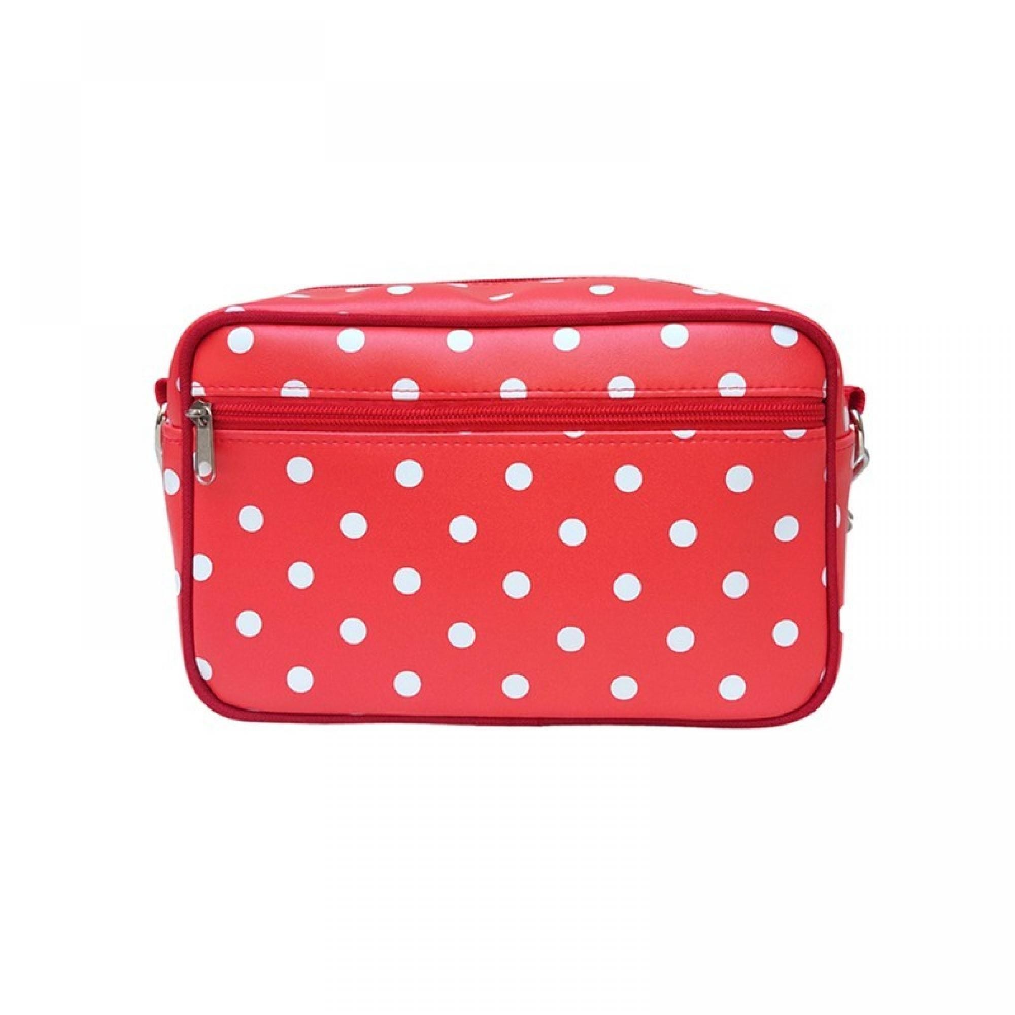 Lenkertasche Lunares rot