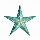Papierstern starlightz festival SMALL turquoise