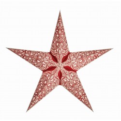 Papierstern starlightz raja SMALL red