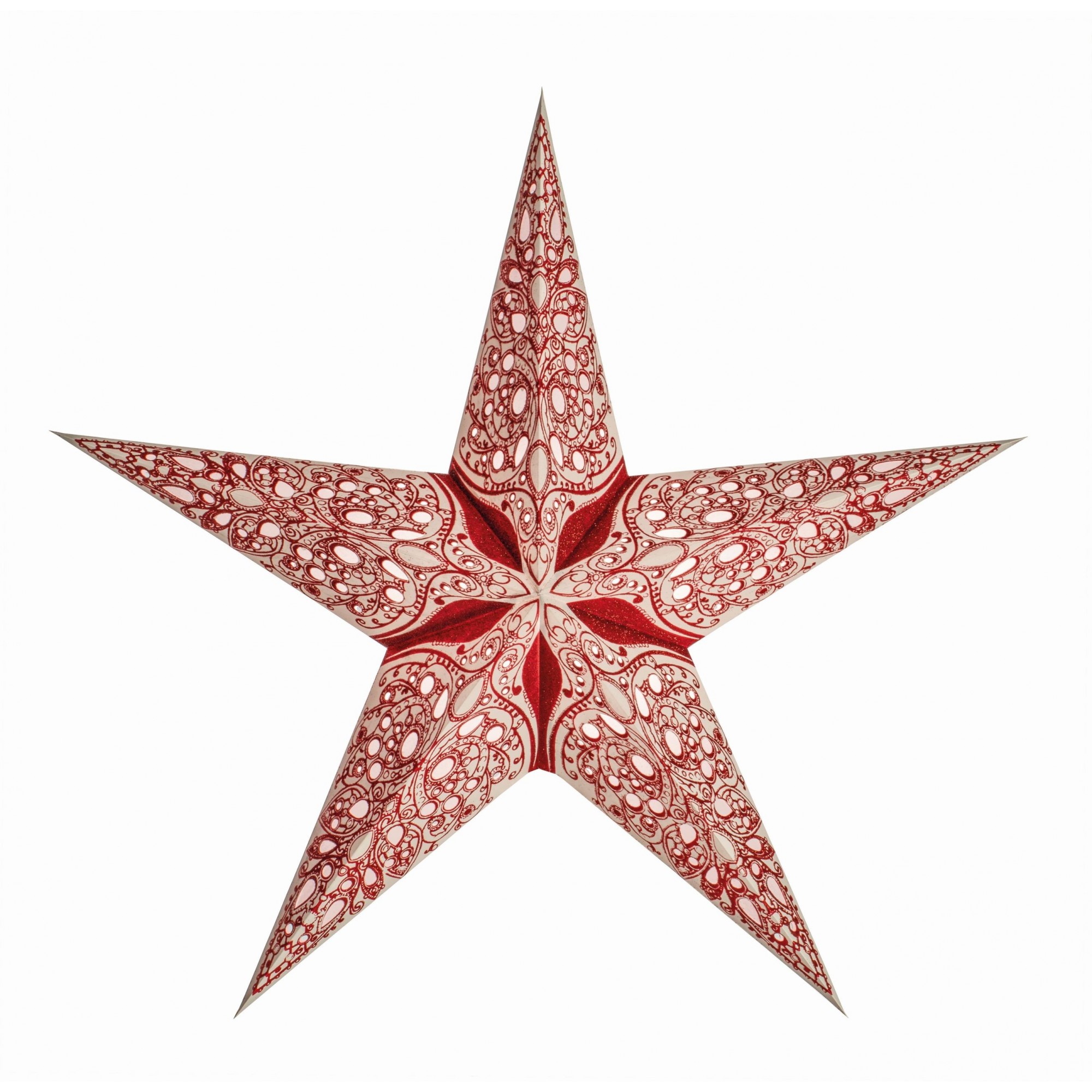 Papierstern starlightz raja SMALL red