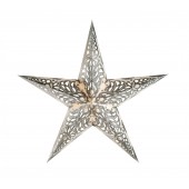 Papierstern starlightz geeta m silver