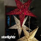 Papierstern starlightz geeta m silver