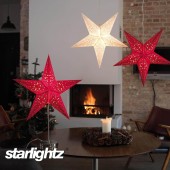 Papierstern starlightz mono m turquoise