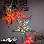 Papierstern starlightz festival m orange