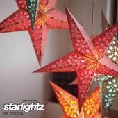 Papierstern starlightz festival m orange