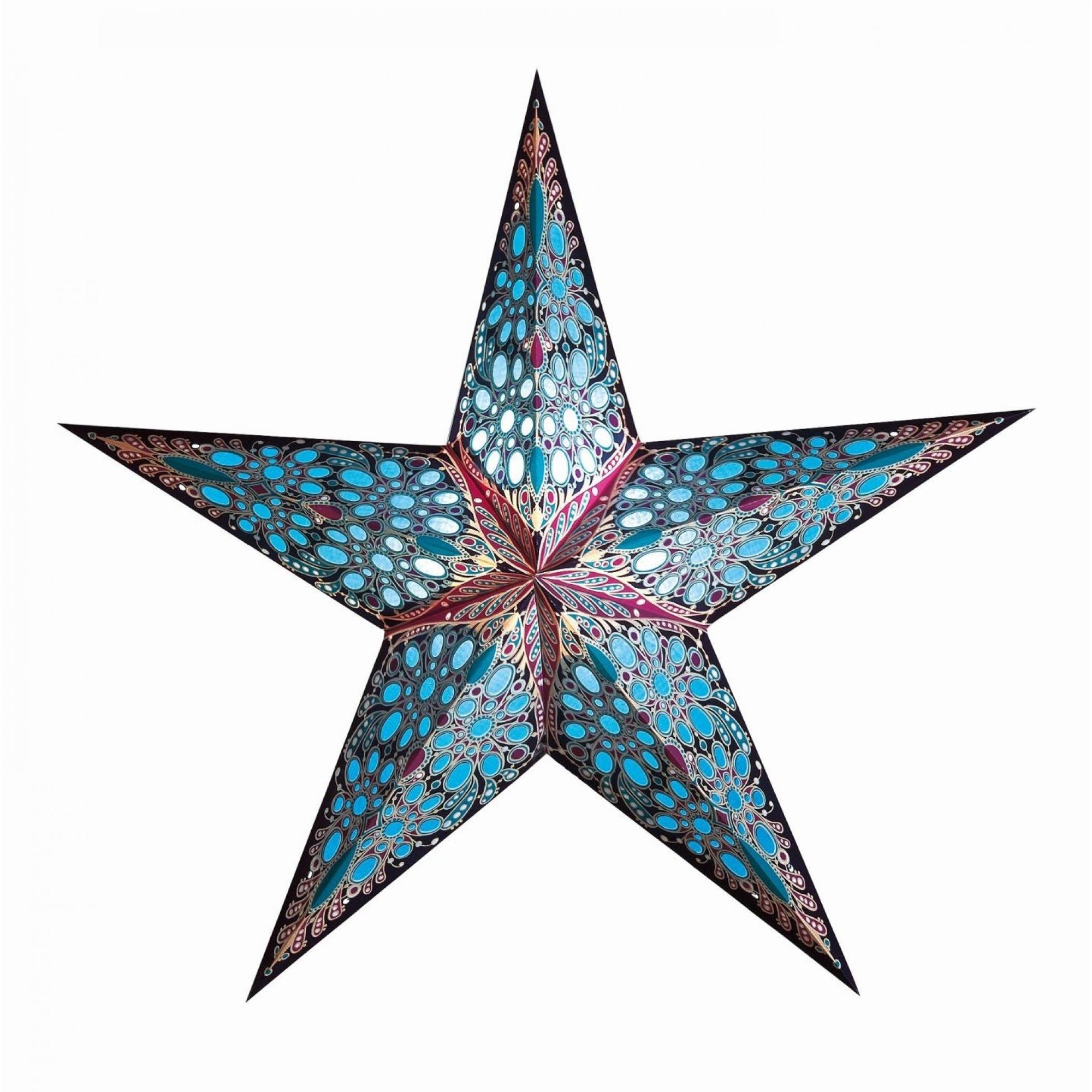 Papierstern starlightz festival m blue