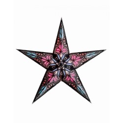Papierstern starlightz jaipur m black/pink