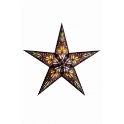 Papierstern starlightz marrakesh black/turquoise