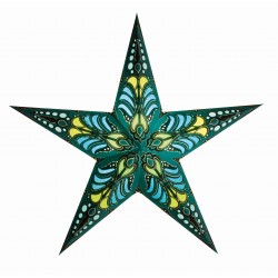Papierstern starlightz ramadasa teal