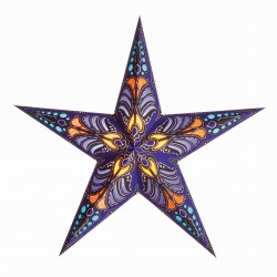 Papierstern starlightz ramadasa blue
