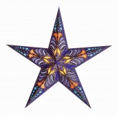 Papierstern starlightz ramadasa blue