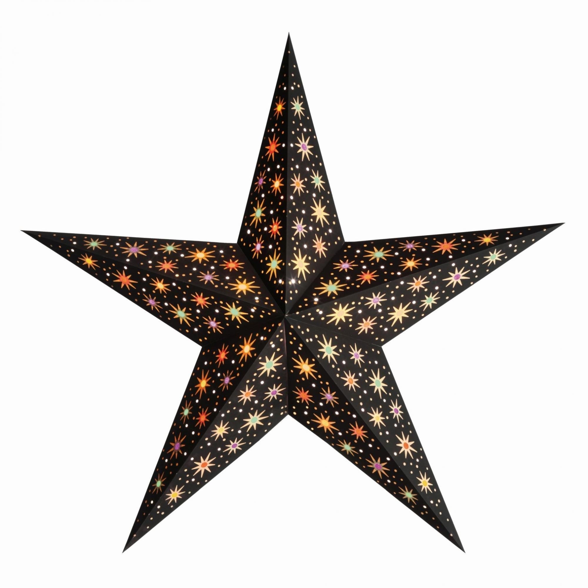 Papierstern starlightz starlet m black