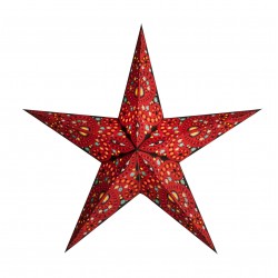 Papierstern starlightz diwali m red