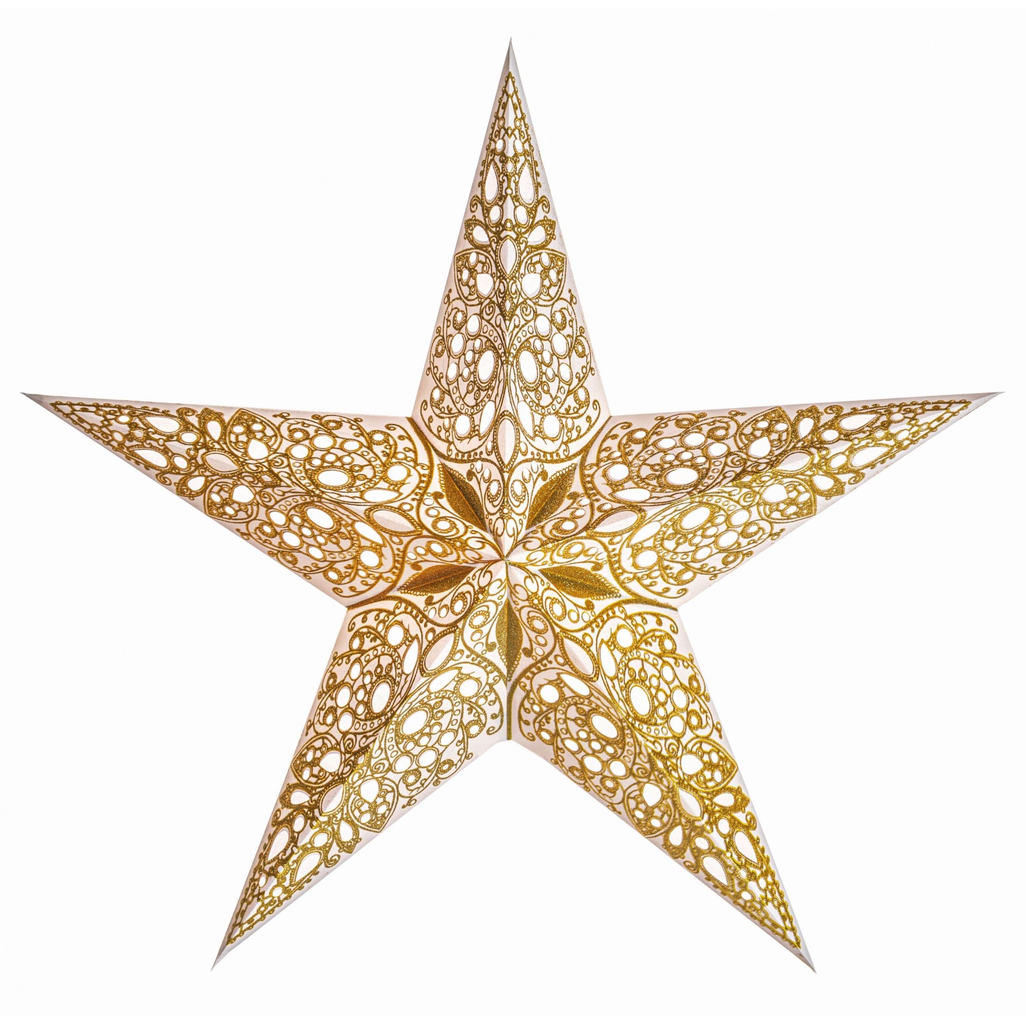 Papierstern starlightz raja gold