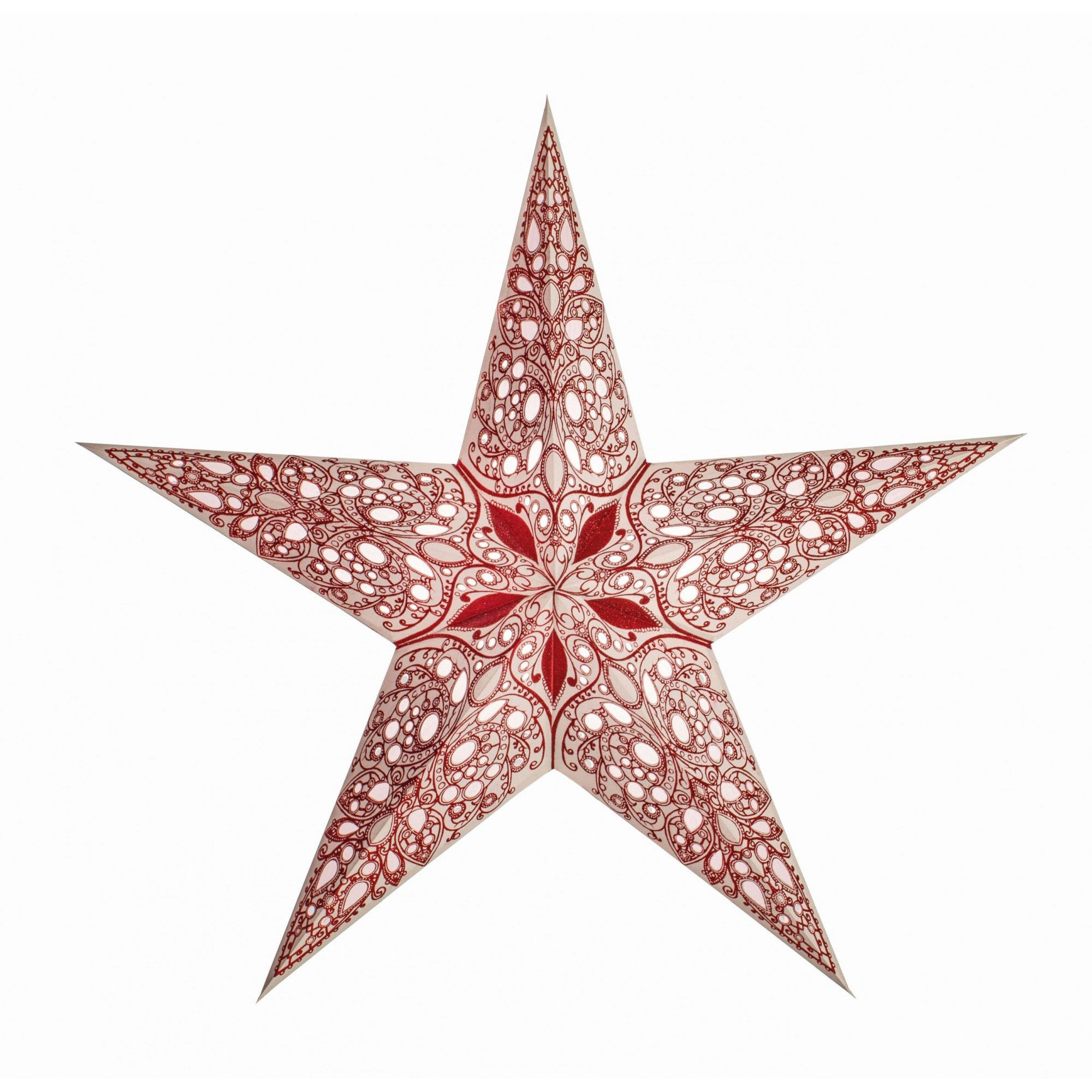 Papierstern starlightz raja red