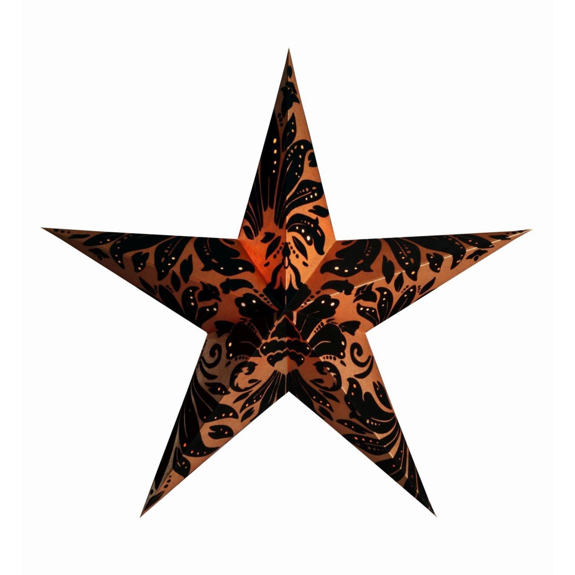 Papierstern starlightz neo baroq copper