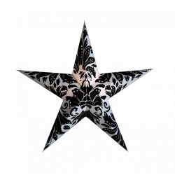 Papierstern starlightz neo baroq silver