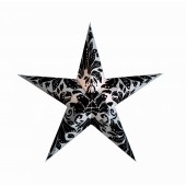 Papierstern starlightz neo baroq silver