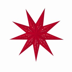 Papierstern starlightz BABY rosso red