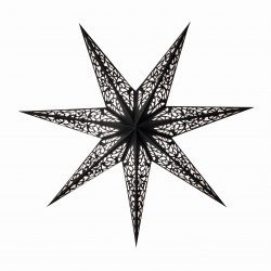 Papierstern starlightz BABY lux black