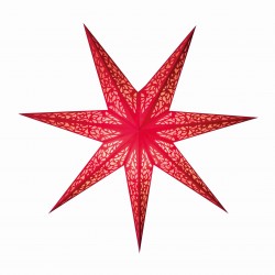 Papierstern starlightz BABY lux red