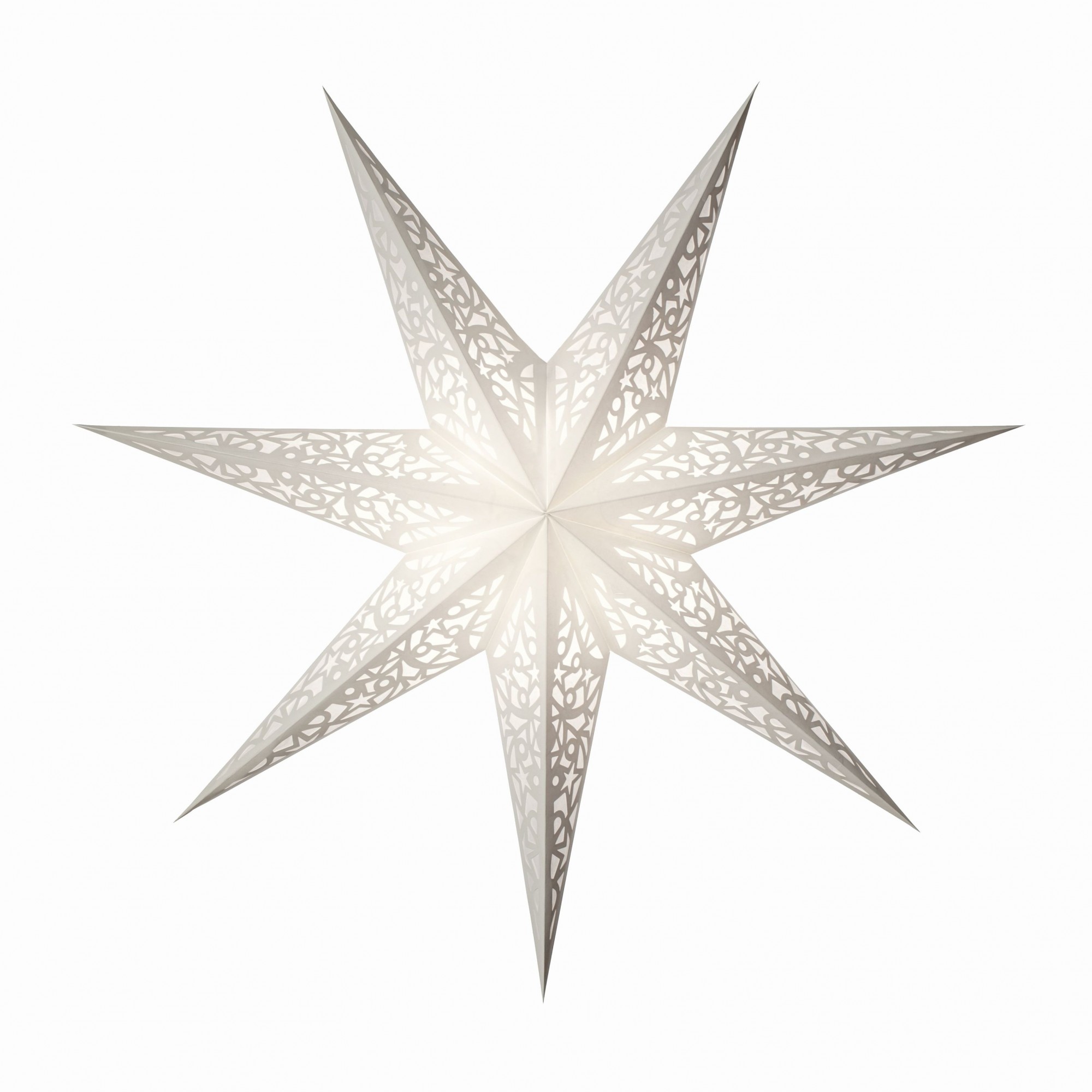 Papierstern starlightz BABY lux white