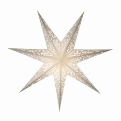 Papierstern starlightz siluett m white
