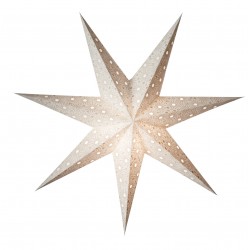 Papierstern starlightz cristal m white