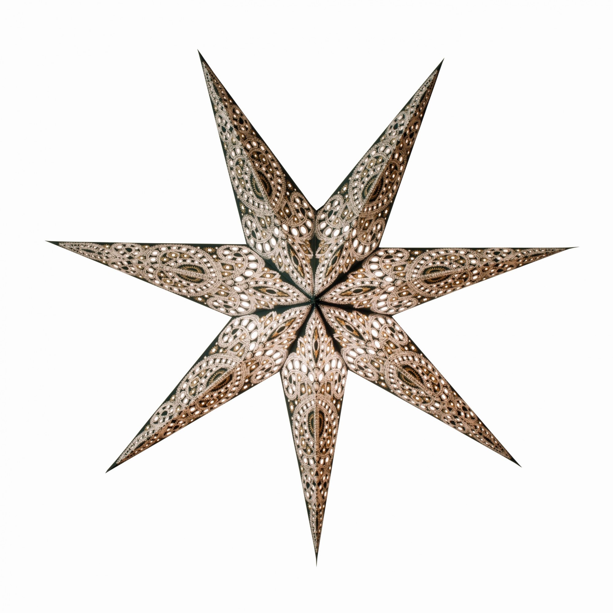 Papierstern starlightz kashmir m black