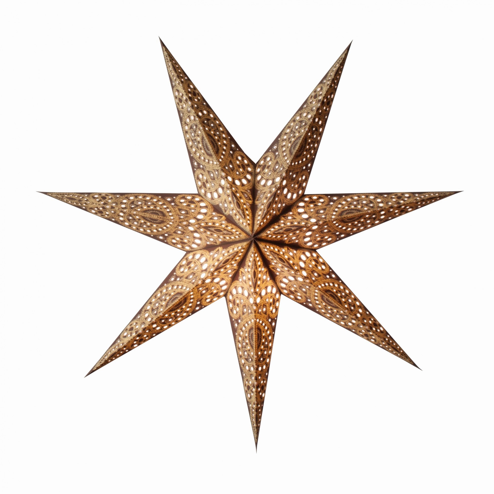 Papierstern starlightz kashmir m brown