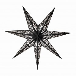 Papierstern starlightz lux m black