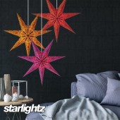 Papierstern starlightz indira m fuchsia