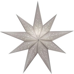 Papierstern starlightz bianco m silver