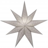 Papierstern starlightz bianco m silver