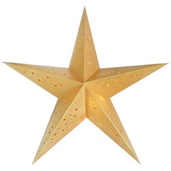 Papierstern starlightz punto MINI gold
