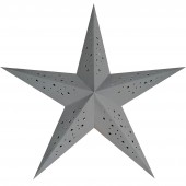 Papierstern starlightz punto MINI grey