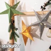 Papierstern starlightz punto MINI grey