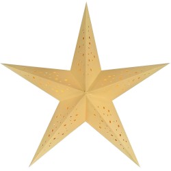 Papierstern starlightz punto MINI light yellow