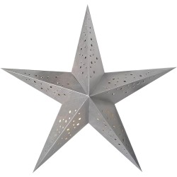 Papierstern starlightz punto MINI silver