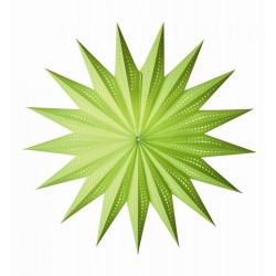 Papierstern starlightz sunny green