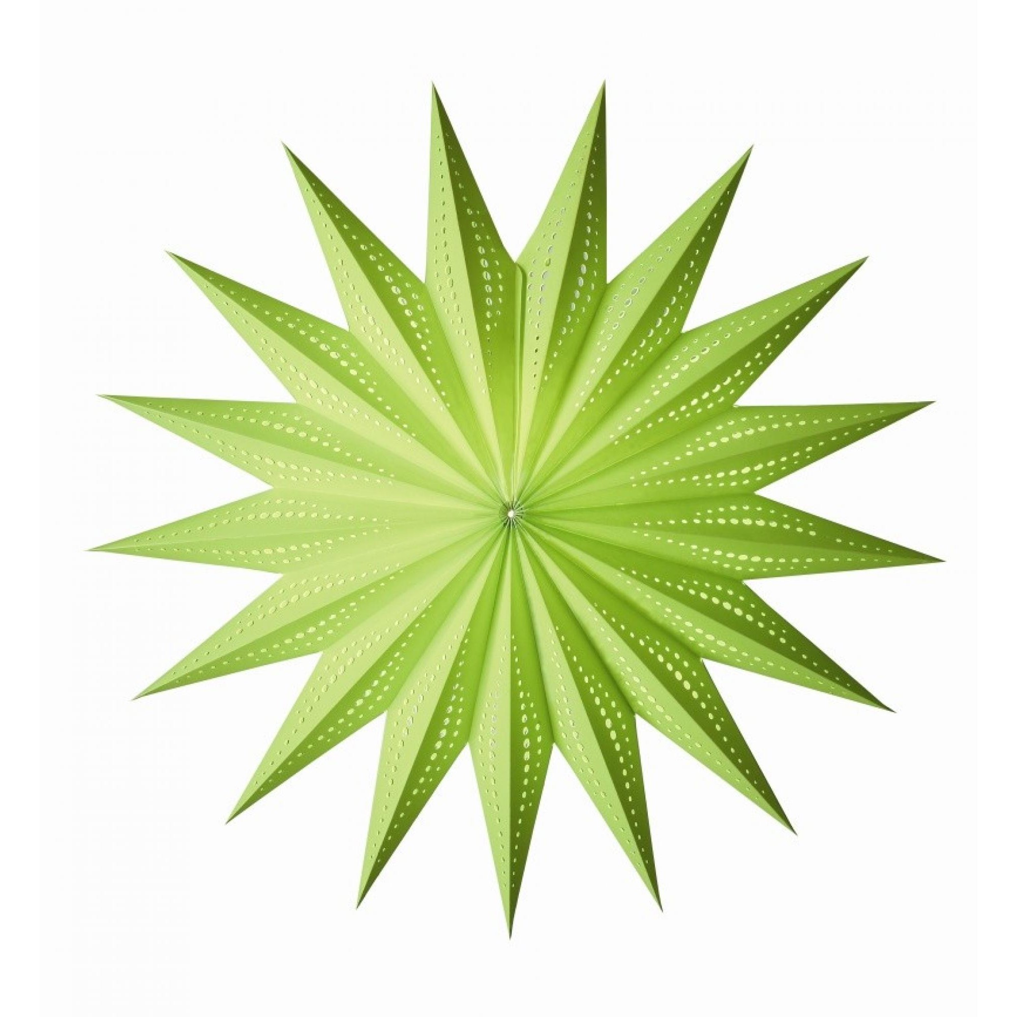 Papierstern starlightz sunny green