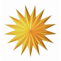 Papierstern starlightz sunny yellow