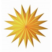 Papierstern starlightz sunny yellow