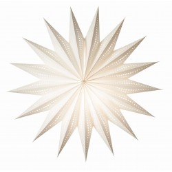 Papierstern starlightz sunny white