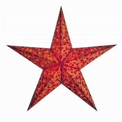 Papierstern starlightz furnace m red/orange