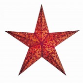Papierstern starlightz furnace m red/orange