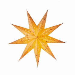 Papierstern starlightz BABY spumante yellow