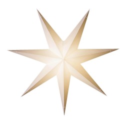 Papierstern starlightz sol L white